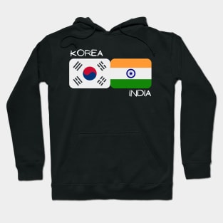 Korean Indian - Korea, India Hoodie